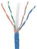 PowerCat 6 4 Pair PVC Cable, Blue, CM Rated, 305m Box
