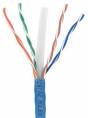 PowerCat 6 4 Pair PVC Cable, Blue, CM Rated, 305m Box
