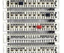MDF Tag Block 100 Pair 22.5 mm Pitch